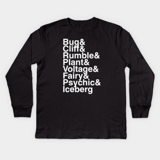 Bug and cliff Kids Long Sleeve T-Shirt